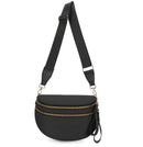 SF221010 Nylon Checker and Solid Color Sling/Crossbody Bag - MiMi Wholesale