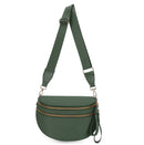 SF221010 Nylon Checker and Solid Color Sling/Crossbody Bag - MiMi Wholesale