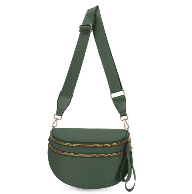 SF221010 Nylon Solid Color Sling/Crossbody Bag - MiMi Wholesale