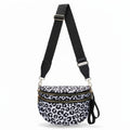 SF221012 Nylon Leopard Sling/Crossbody Bag - MiMi Wholesale
