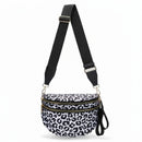 SF221012 Nylon Leopard Sling/Crossbody Bag - MiMi Wholesale