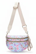 SF221012 Nylon Leopard Sling/Crossbody Bag - MiMi Wholesale
