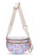 SF221012 Nylon Leopard Sling/Crossbody Bag - MiMi Wholesale
