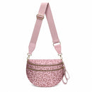 SF221012 Nylon Leopard Sling/Crossbody Bag - MiMi Wholesale