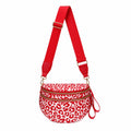 SF221012 Nylon Leopard Sling/Crossbody Bag - MiMi Wholesale