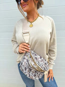 SF221013 Camo Jungle Nylon Sling/Crossbody Bag - MiMi Wholesale