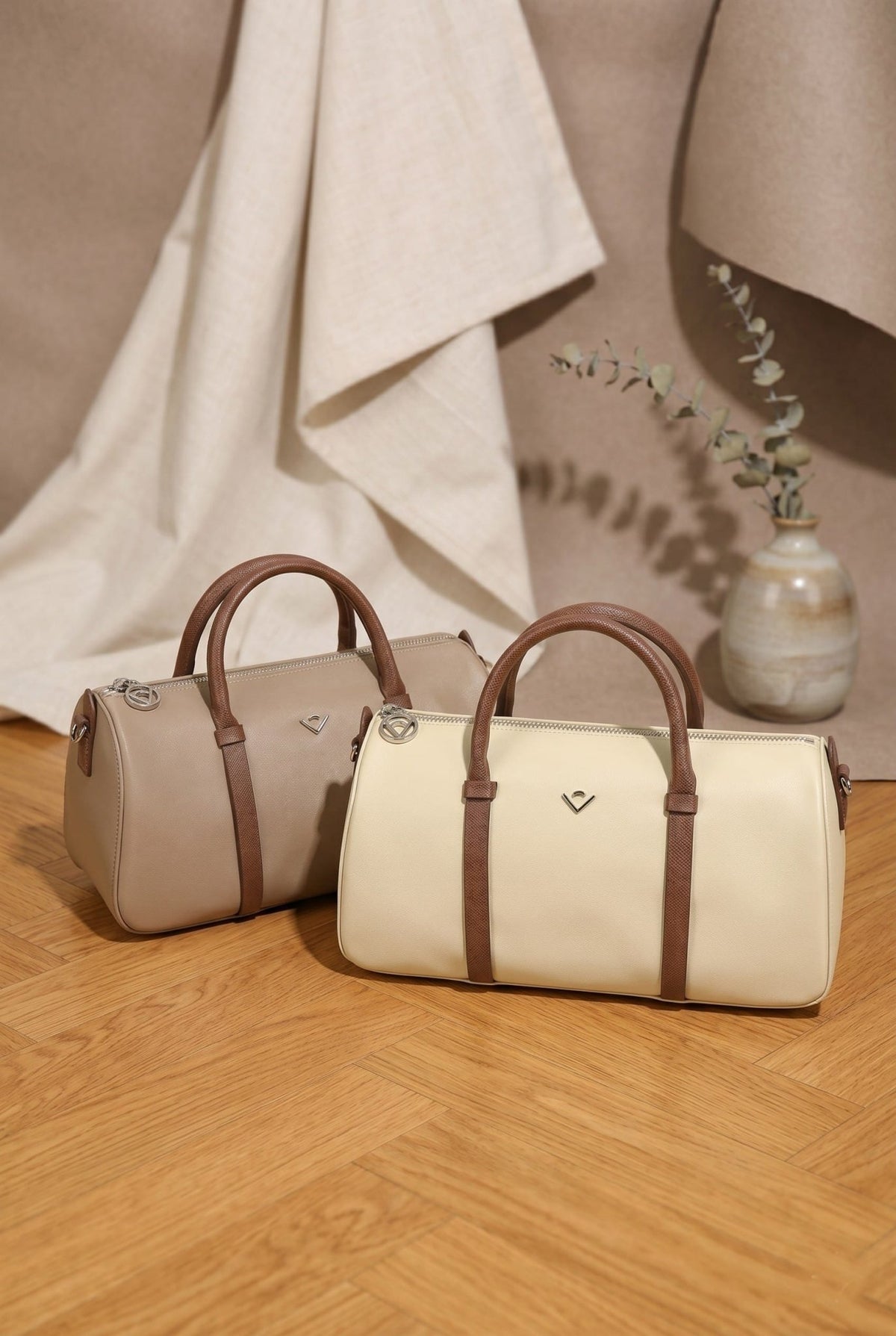 SF22402 Carmen Nylon Boston Bag - MiMi Wholesale