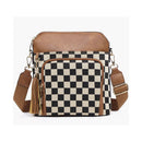 SF22408 Camila Checkered Crossbody - MiMi Wholesale