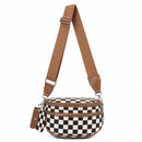 SF22409 Ava Checkered Crossbody - MiMi Wholesale
