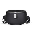 SF231015 Crossbody Bag With Chevron Print Strap - MiMi Wholesale