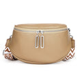 SF231015 Crossbody Bag With Chevron Print Strap - MiMi Wholesale