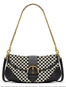 SF243012 Sadie Woven Buckle Shoulder Bag With Chain Strap - MiMi Wholesale