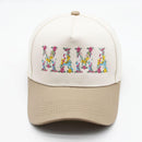 SF252007 Floral Mama Embroidered Two Tone Trucker Hat - MiMi Wholesale