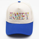SF252008 Floral Honey Embroidered Trucker Hat - MiMi Wholesale