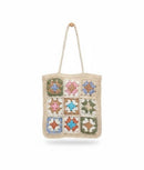 SF252116 Flower Patch Crochet Tote Bag - MiMi Wholesale