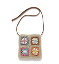 SF252117 Flower Patch Crochet Crossbody Bag - MiMi Wholesale