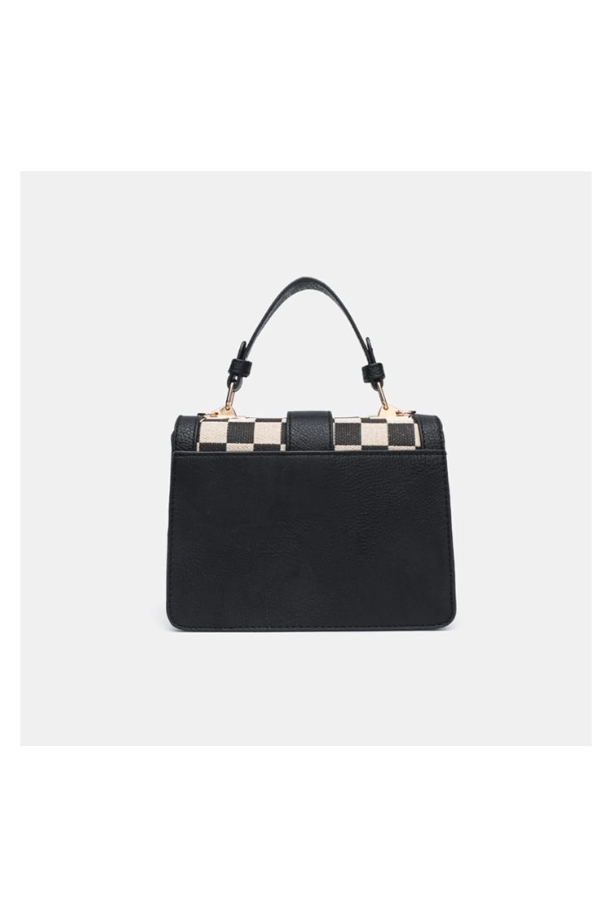 SF270014 Nora Checkered Top Handle Bag - MiMi Wholesale