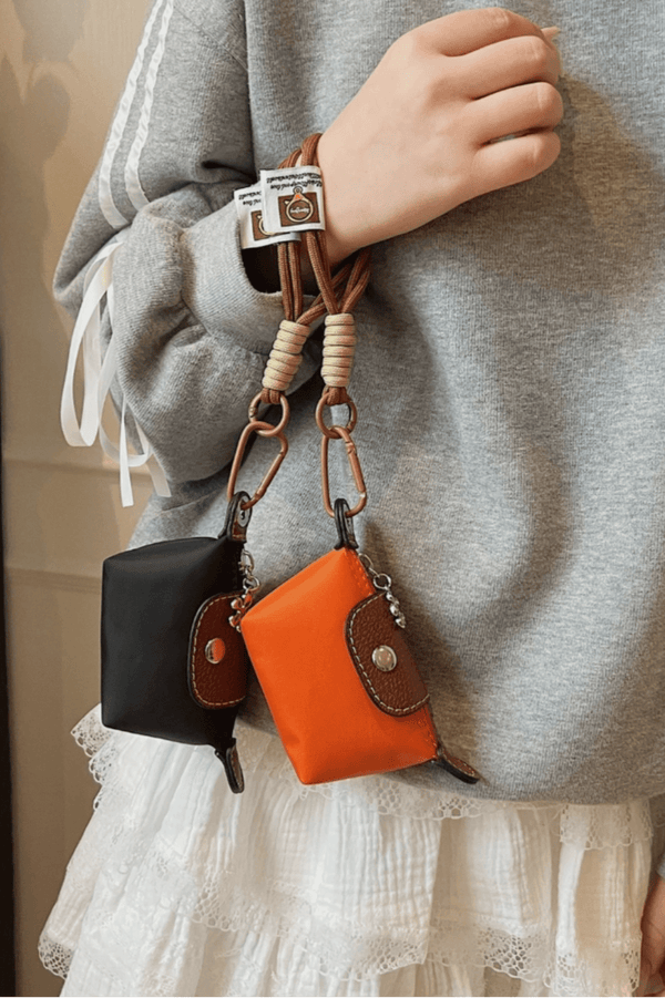 SF30103 Nylon Mini Coin Pouch/Bag Charm - MiMi Wholesale