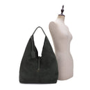 SF84303 Misty Faux Suede Hobo Tote Bag - MiMi Wholesale