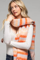 SFC0124 Horizontal Multi Color Woven Scarf - MiMi Wholesale