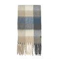 SFC0125 Multi Color Check Woven Scarf - MiMi Wholesale