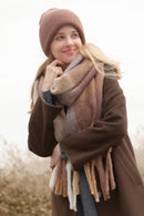 SFC0125 Multi Color Check Woven Scarf - MiMi Wholesale