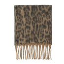 SFC0133 Woven Leopard Print Scarf - MiMi Wholesale