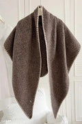 SFC0142 Triangle Blanket Stitch Scarf - MiMi Wholesale