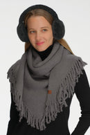 SFC0143 Triangle Fringe Scarf - MiMi Wholesale
