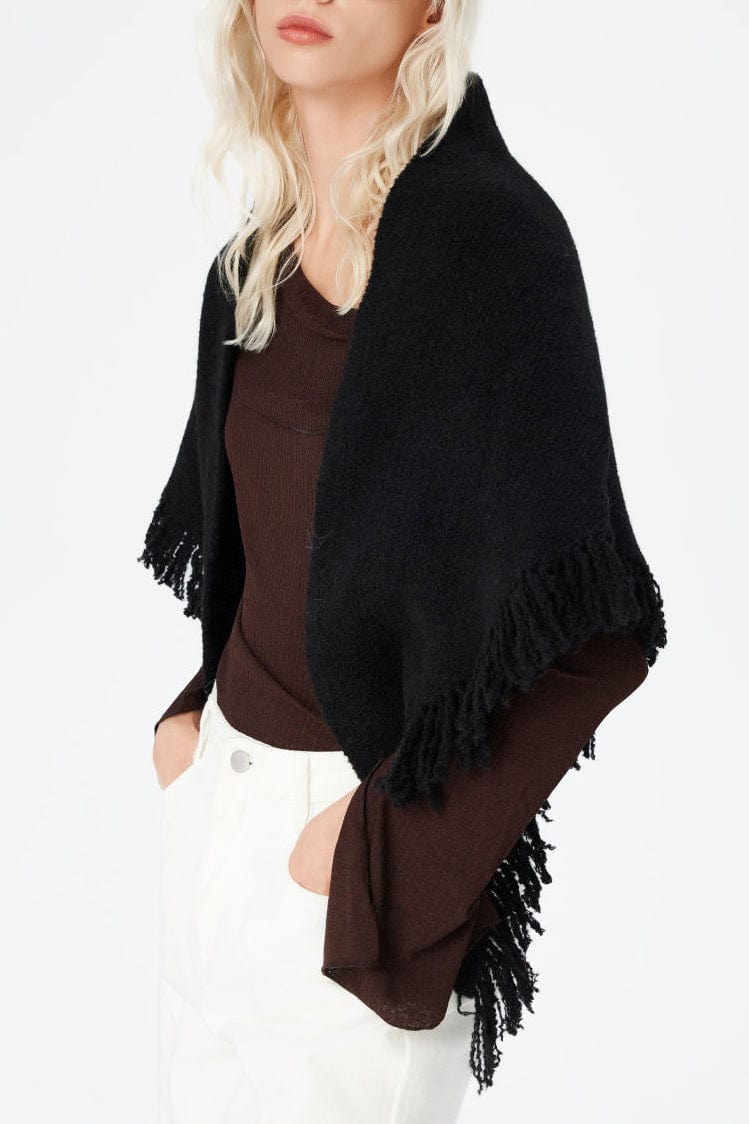 SFC0143 Triangle Fringe Scarf - MiMi Wholesale