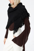 SFC0143 Triangle Fringe Scarf - MiMi Wholesale