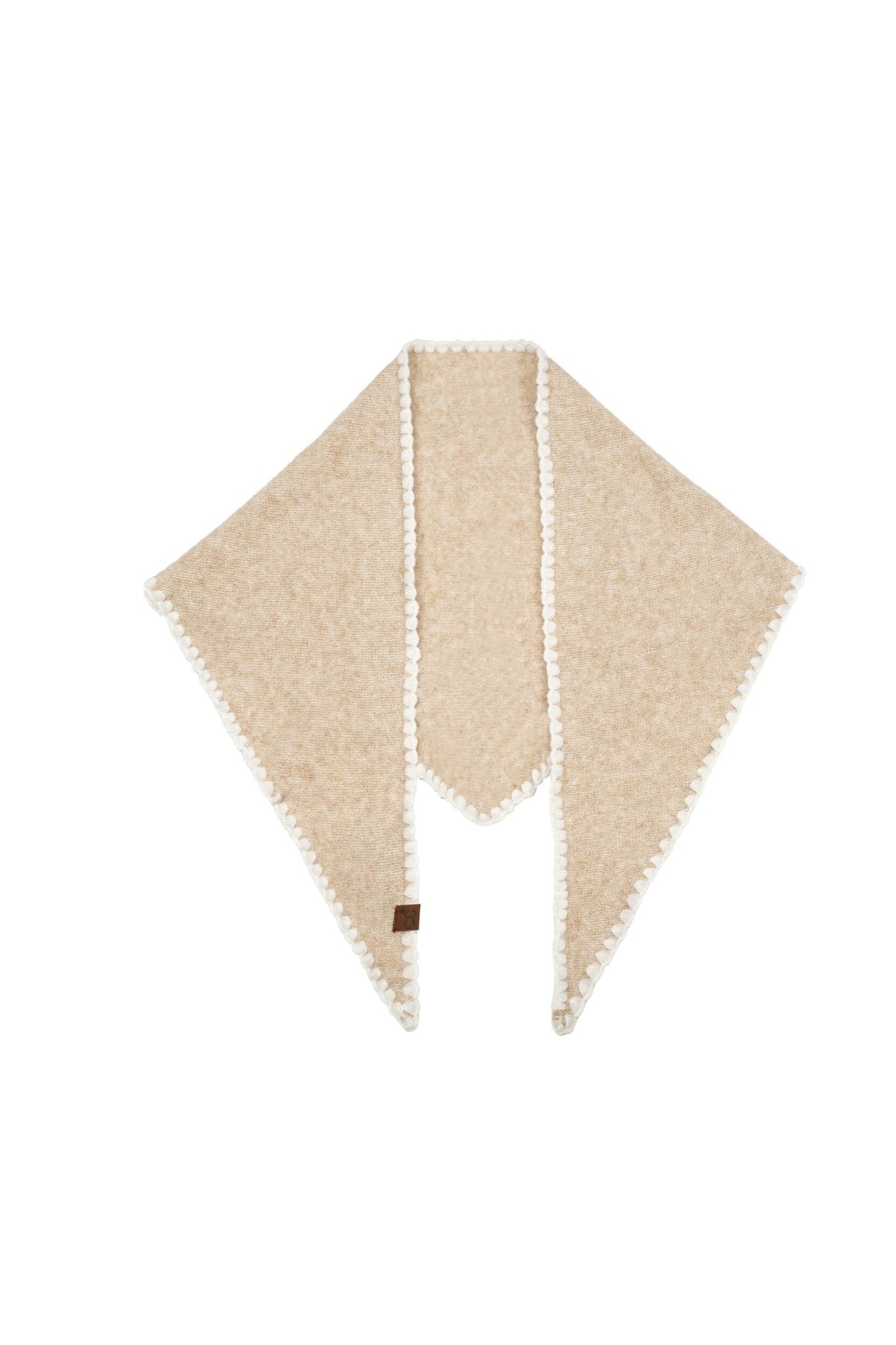 SFC0152 Elodie Scalloped Triangle Scarf - MiMi Wholesale