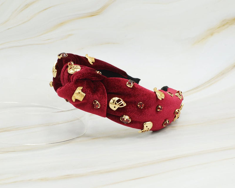 SHB1001 Helmet And Jersey Charm Gameday Headband - MiMi Wholesale