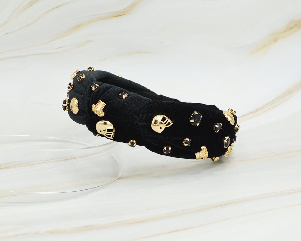 SHB1001 Helmet And Jersey Charm Gameday Headband - MiMi Wholesale