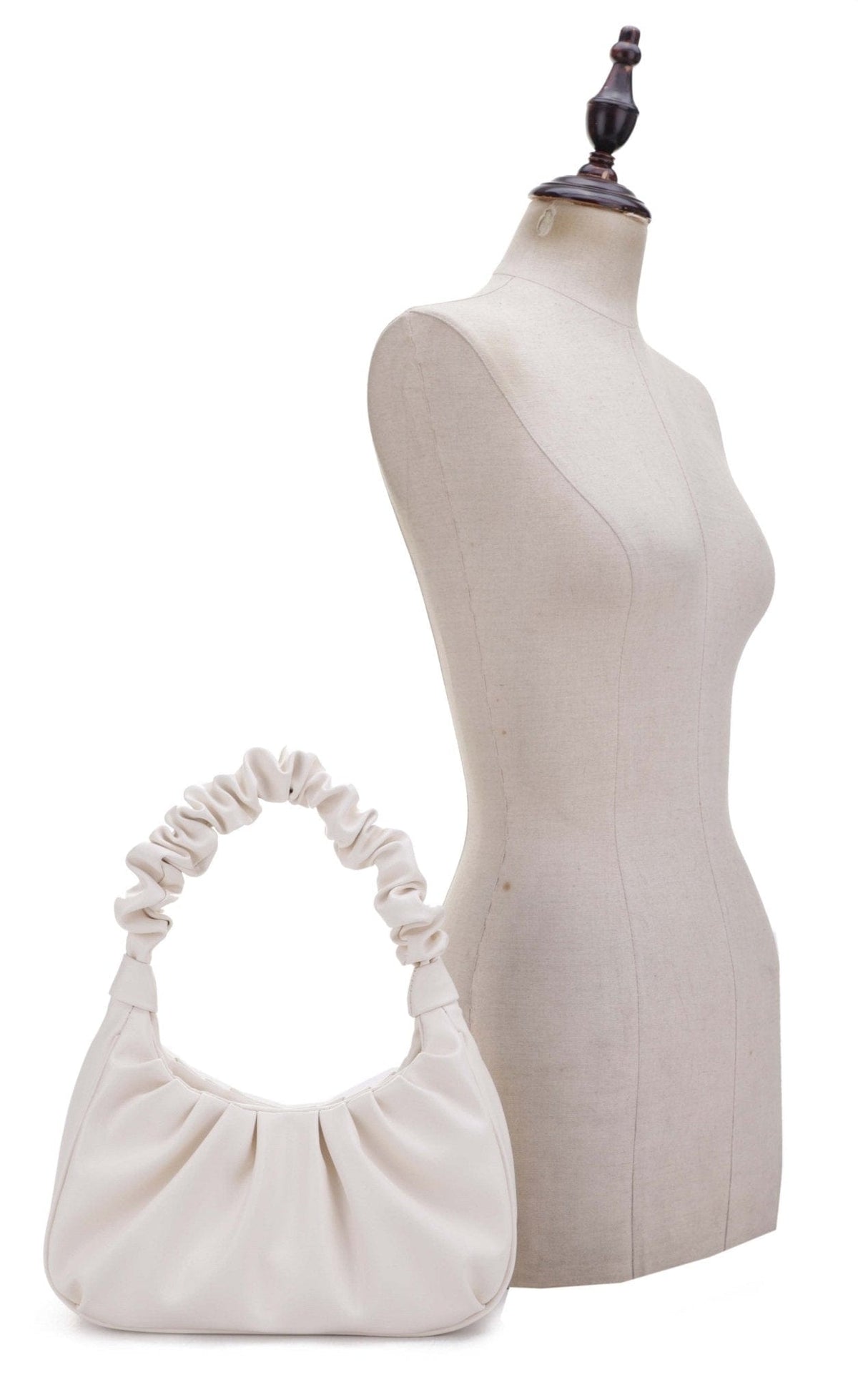 SJ20300 Alexandra Scrunch Handle Baguette Shoulder Bag