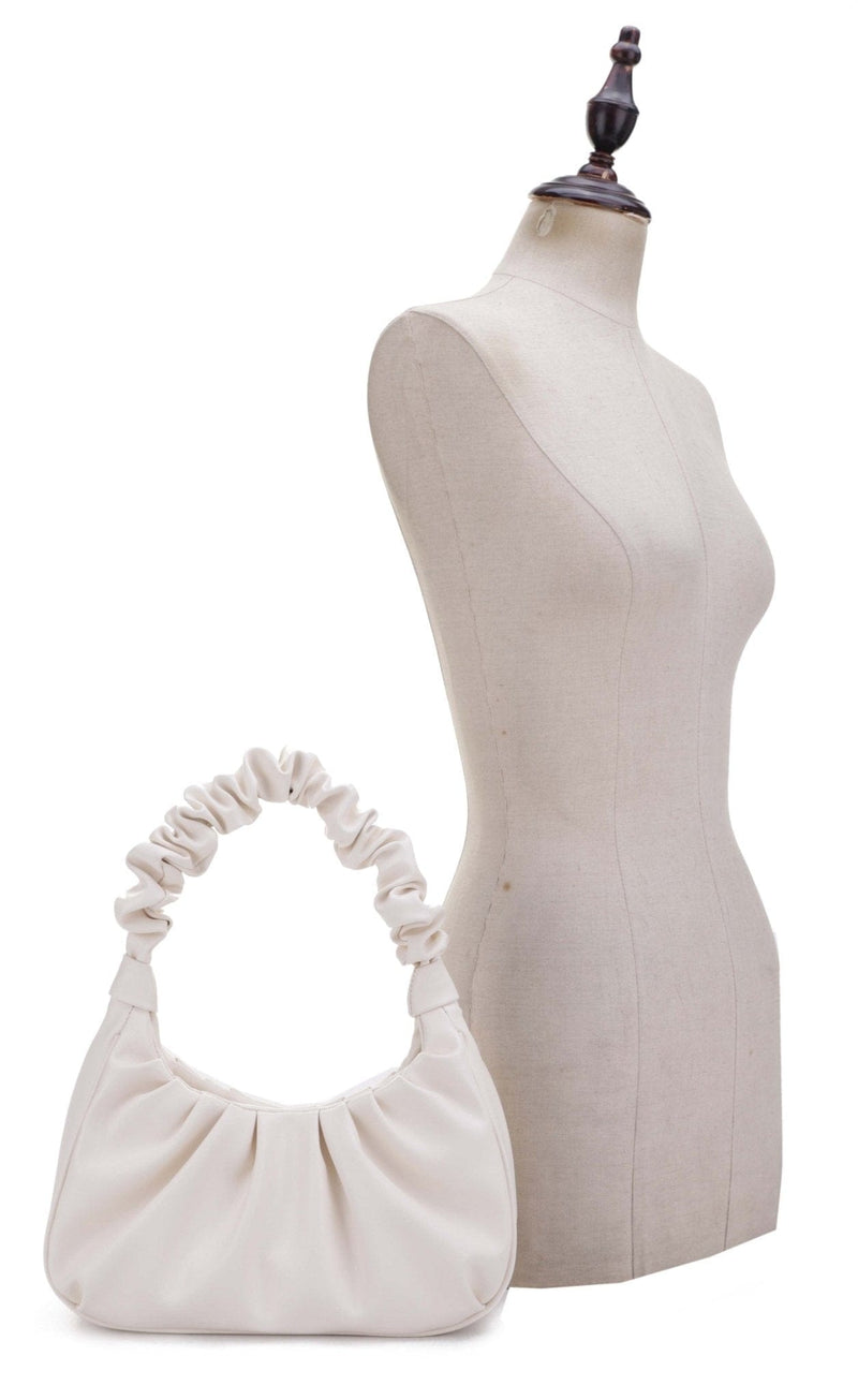 SJ20300 Alexandra Scrunch Handle Shoulder Bag - MiMi Wholesale