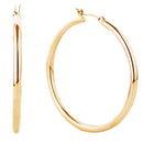SJE310001 14K Gold Dipped Pin Catch Hoop Earrings - MiMi Wholesale
