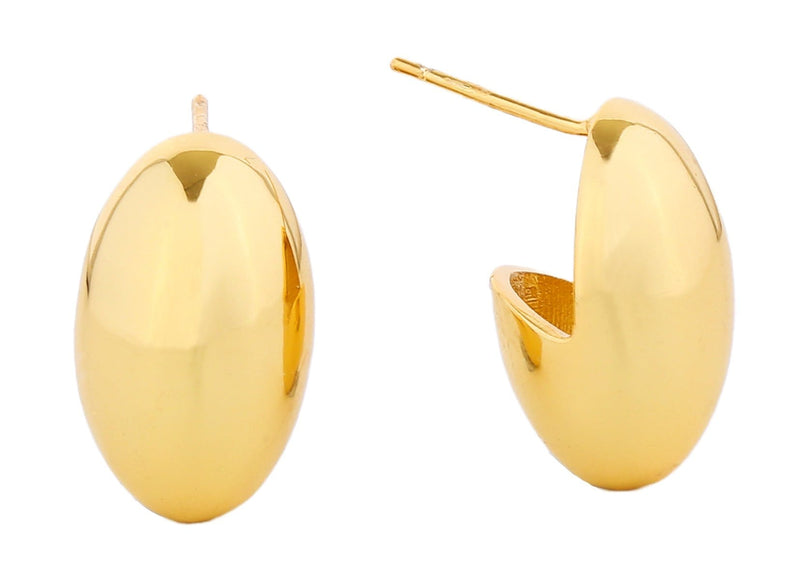 SJE310172 14K Gold Dipped Post Earrings - MiMi Wholesale