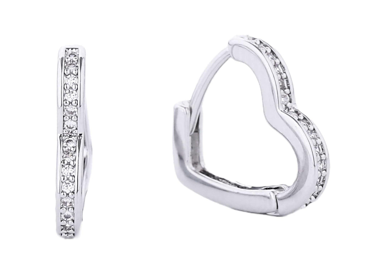 SJE310216 14K Heart Earrings - MiMi Wholesale