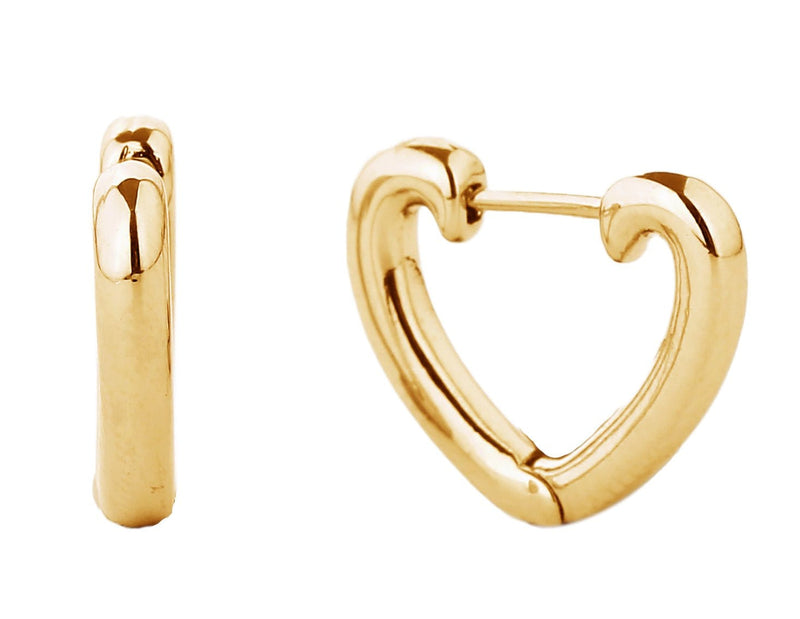 SJE310251 14K Dipped Hoop Brass Earrings - MiMi Wholesale