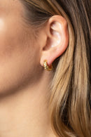 SJE310284 14K Hoop Earrings - MiMi Wholesale