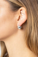 SJE310326 14K Dipped Ball Shape Pin Catch Earrings - MiMi Wholesale