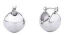 SJE310326 14K Dipped Ball Shape Pin Catch Earrings - MiMi Wholesale