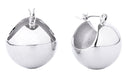 SJE310326 14K Dipped Ball Shape Pin Catch Earrings - MiMi Wholesale
