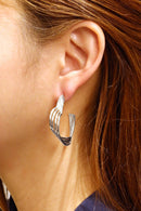 SJE310335 14K Triple Open Heart Post Earrings - MiMi Wholesale