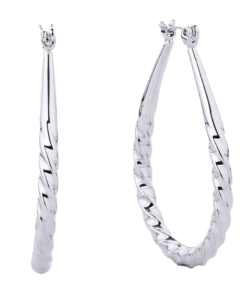 SJE310338 14K Dipped Teardrop Pin Catch Earrings - MiMi Wholesale