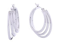 SJE310340 14K Three Layer Hoop Earrings - MiMi Wholesale