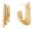 SJE310407 14K Dipped Post Earrings - MiMi Wholesale