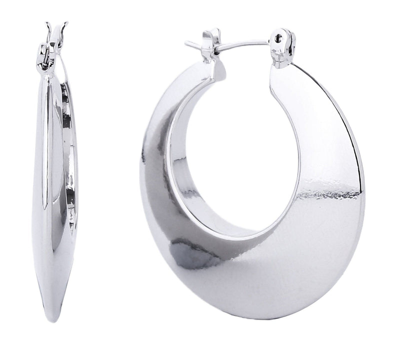 SJE310430 14K Horseshoe Hoop Earrings - MiMi Wholesale