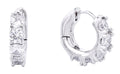 SJE310477 14K Endless Cz Paved Earrings - MiMi Wholesale